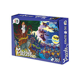 Пазли Strateg LEO LUX Казки Пушкіна 360 елементів (207-11)