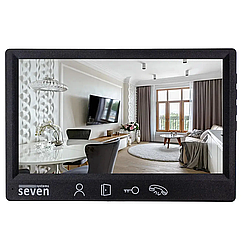Відеодомофон 7 дюймів SEVEN DP–7571 FHD black