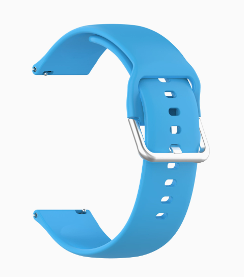 Ремешок CDK для Kospet Tank T2 | "L" 22mm Silicone Sport Band Classic (011018) (sky blue), фото 1