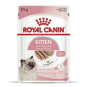 Вологий корм Royal Canin Kitten (Роял Канін Кітен) паштет для кошенят, 85 КГ 12 шт.