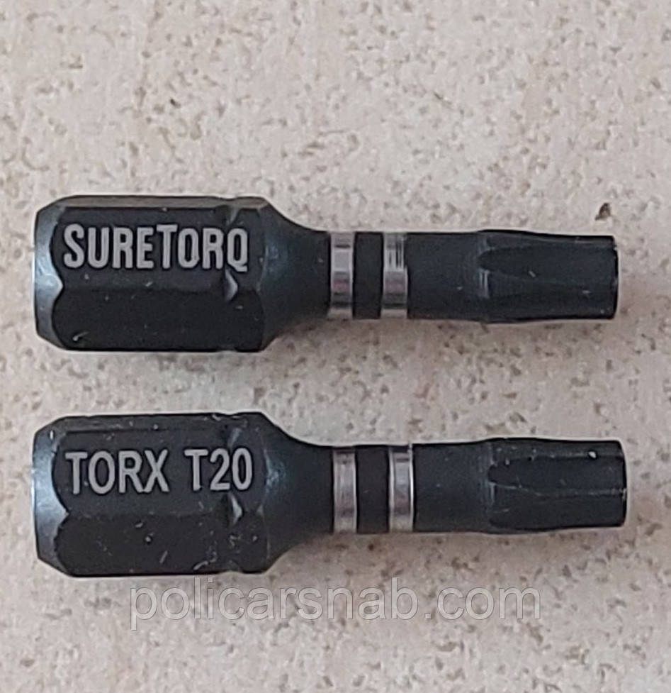 Біта насадка з накінечником зірочка TORX (ТХ) Т20х25 S2 1/4" для шурупокрута SURETORQ 873-53