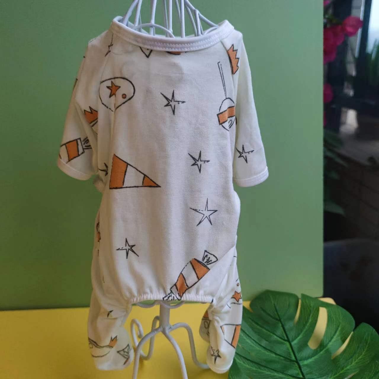 Піжама для собак Pet Style "Lucky" Біла XS, фото 1