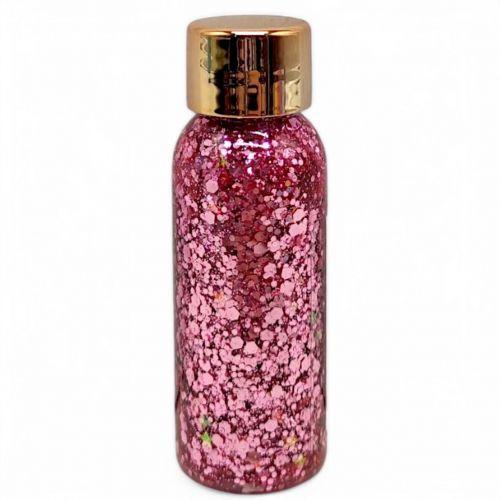 Глітер для волосся "Кольорові блискітки", рожевий, фото 1