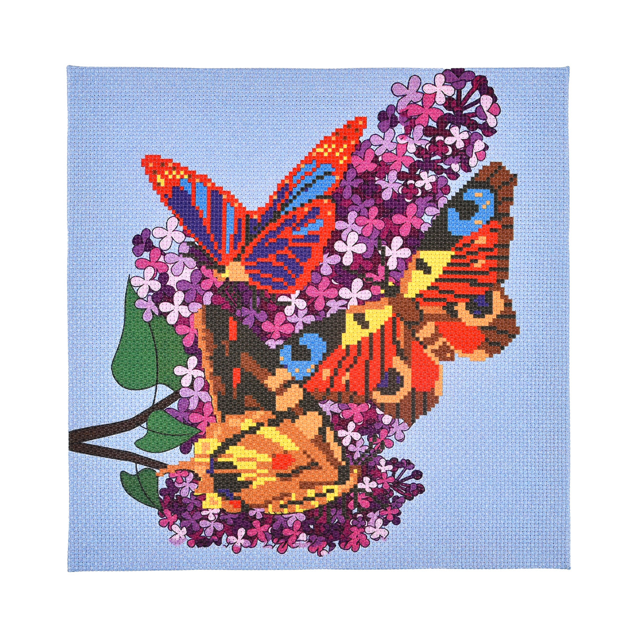 Набір для творчості вишивка хрестиком Танок метеликів Strateg розміром 30х30 см (AX-302) - фото 1 - id-p2554109613