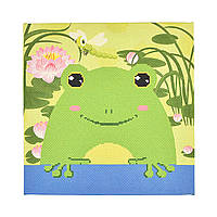 Набір для творчості вишивка хрестиком Жабеня Strateg розміром 30х30 см (AX-310)