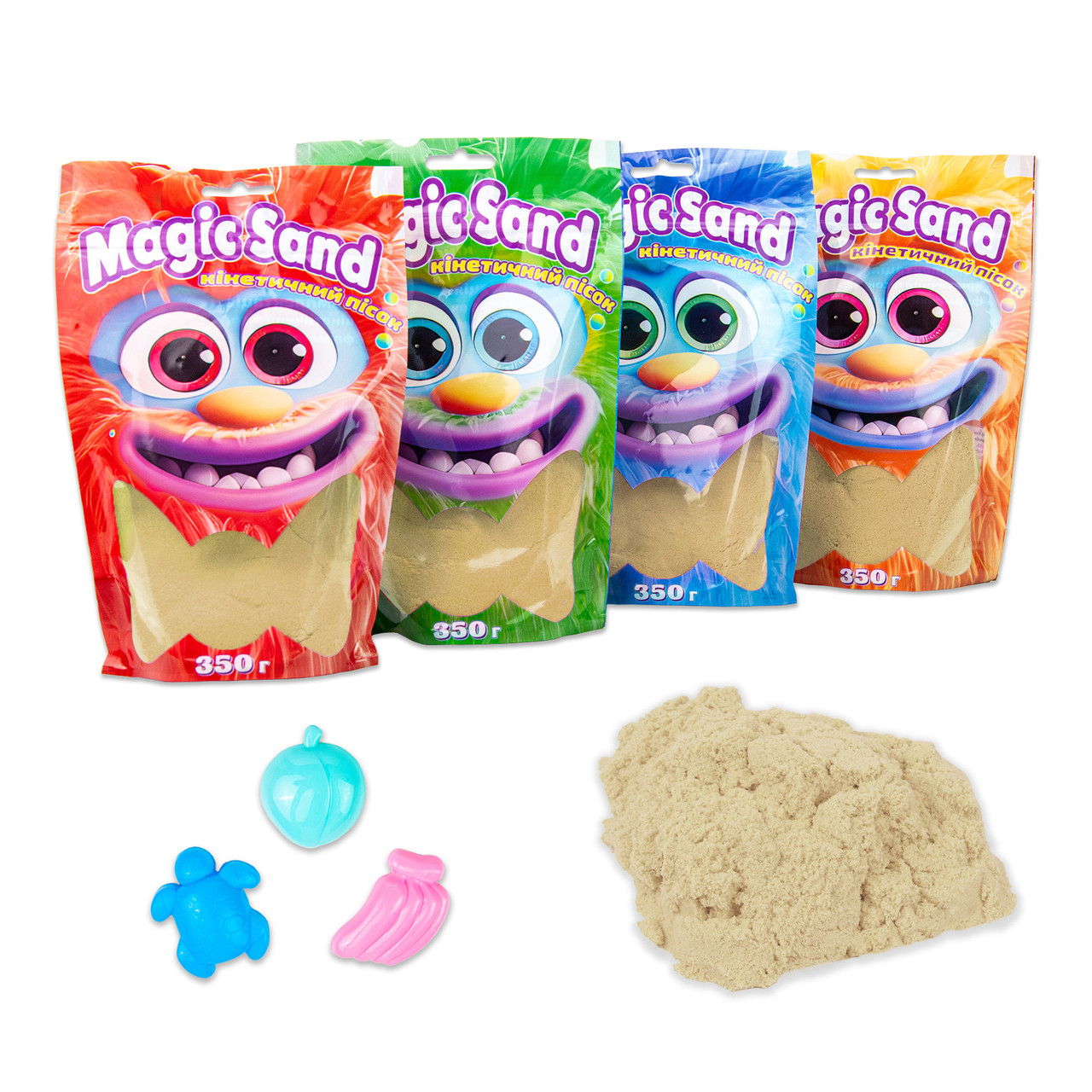Кінетичний пісок Strateg Magic sand в пакеті 39402-1 класичний, 0,350 кг