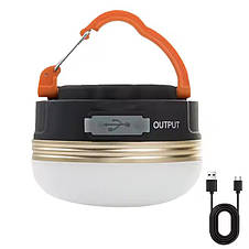 Ліхтар кемпінг YD-1-LED, Li-Ion акумулятор, power bank, ЗУ Type-C, магніт, гачок, фото 3
