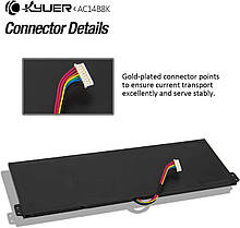 K KYUER AC14B8K AC14B3K Аккумулятор для Acer Aspire R11 R3-131T R5-471T R7-372T R7-371T R5-571T E5-721 E5-731, фото 3