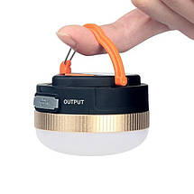 Ліхтар кемпінг YD-7-7SMD(white+red), 1х18650, power bank, ЗУ Type-C, магніт, гачок, фото 5