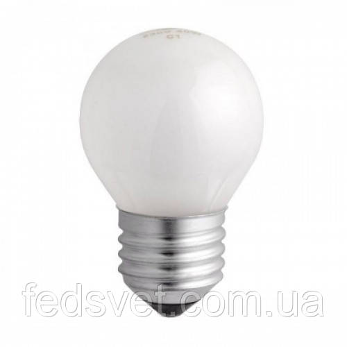 Лампа розжарювання Philips Р45 куля 60Вт E27 230В матова, фото 1