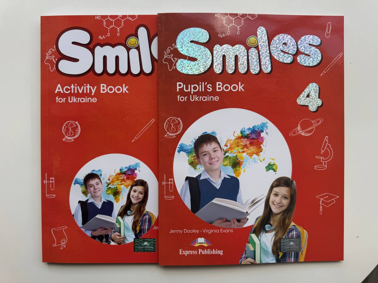Комплект Smiles for Ukraine 4 Pupils Book + Activity book