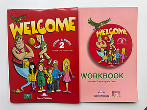 Комплект Welcome 2 Pupil's Book + WorkBook