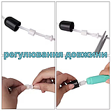 Скакалка сяюча світлодіодна 2.8 м для дітей і дорослих з LED-підсвіткою для занять спортом, зелена, фото 9