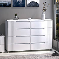 Комод "Портленд" К-407, Білий матовий (140/99/40), МДФ