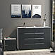 Комод "Портленд" К-407, Графіт матовий (140/99/40), МДФ, фото 4