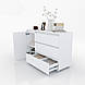 Тумба "Капрі", К-309, Біла (119/75/40), фото 2