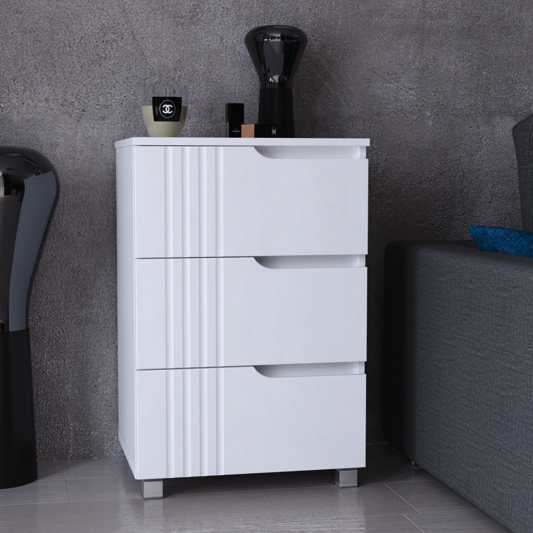 Комод "Портленд" К-35, Білий (50/76/40), DiPortes, фото 1