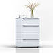 Комод "Портленд" К-48, Білий (80/99/40), DiPortes, фото 3