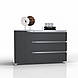 Комод DiPortes "Портленд" К-309, Графіт (119/75/40), фото 3