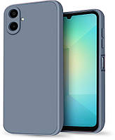 Силіконовий чохол HardCorner Samsung Galaxy A06 A065 (з мікрофіброю) Gray Blue