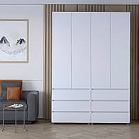 Шафа гардероб "КАПРІ" №22, К-823-823, Білий (160/230/52)