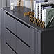 Комод "Портленд" К-407, Графіт / Графіт матовий (140/99/40), МДФ, фото 3