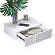 Тумба приліжкова "Портленд" К-505, Білий глянець (48/16/35), МДФ, фото 2