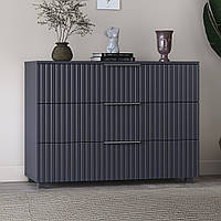 Комод "Саванна" К-30, Антрацит / Графіт матовий (100/76/40), МДФ