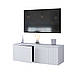 Тумба ТВ "Саванна" навісна, К-509, Біла матова (100/33/35), МДФ, фото 4