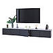 Тумба ТВ "Портленд" навісна, К-508, Білий / Графіт матовий (250/33/35), МДФ, фото 3