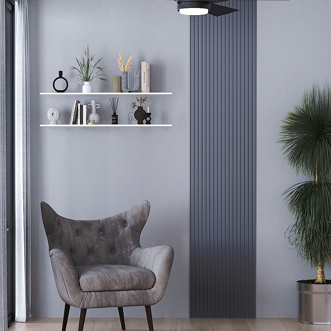 Панель стінова МДФ "Саванна" Графіт матовий (50/250), фото 1