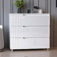 Комод "Портленд" К-38, Білий глянець(80/76/40),  DiPortes