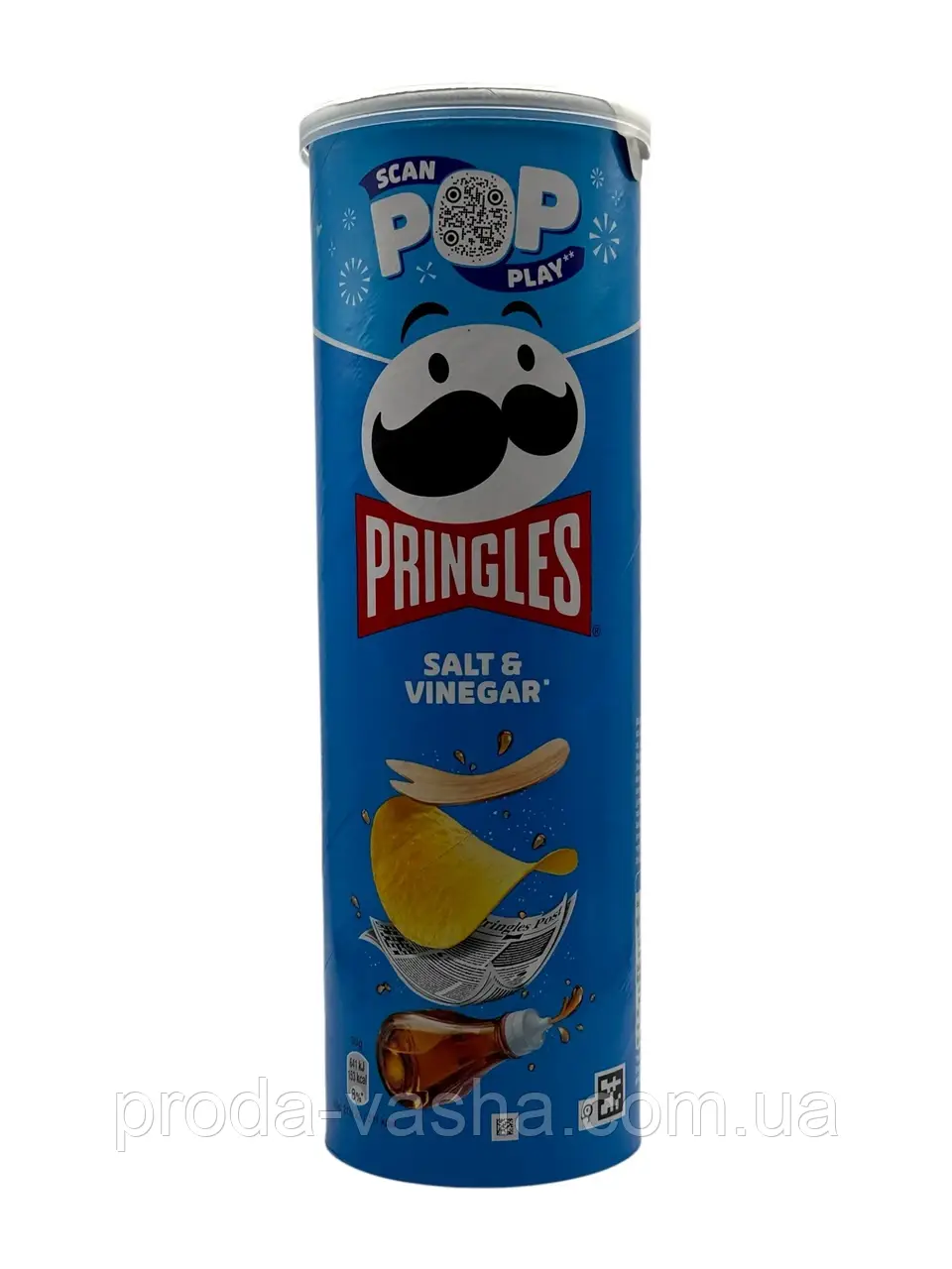 Чипси Pringles Salt and Vinegar 165 г, фото 1