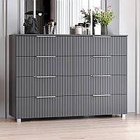 Комод "Саванна" К-407, Антрацит / Графіт (140/99/40), МДФ