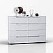 Комод "Бостон" К-407, Білий матовий (140/99/40), фото 2