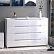 Комод "Бостон" К-407, Білий матовий (140/99/40), фото 3