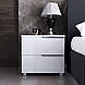 Тумба приліжкова "Бостон" К-25, Білий матовий (50/53/40), фото 3