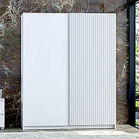 Шафа Купе Hettich Саванна К-853 Білий матовий  (160/200/52), МДФ