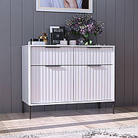 Комод "Атланта", А-06, Білий мат (100/80/42), МДФ