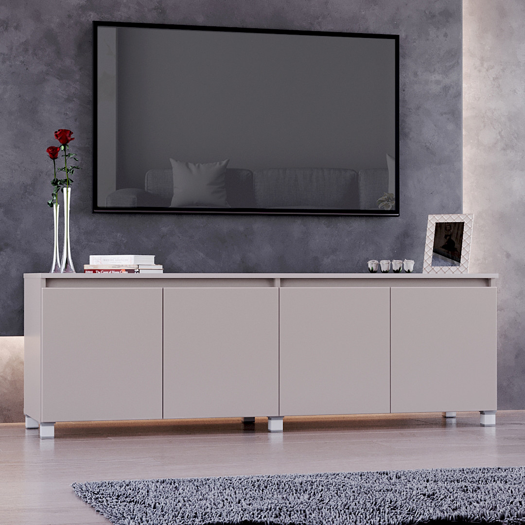 Тумба ТВ "Капрі", К-232, Кашемір (160/53/40), фото 1