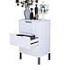 Тумба приліжкова "Саванна РЕТРО" К-35, Білий матовий (50/83/40), МДФ, фото 2