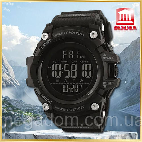 Протиударний годинник SKMEI 1384BK BLACK, Військовий годинник спецслужб, Годинник RM-662 військовий чоловічий