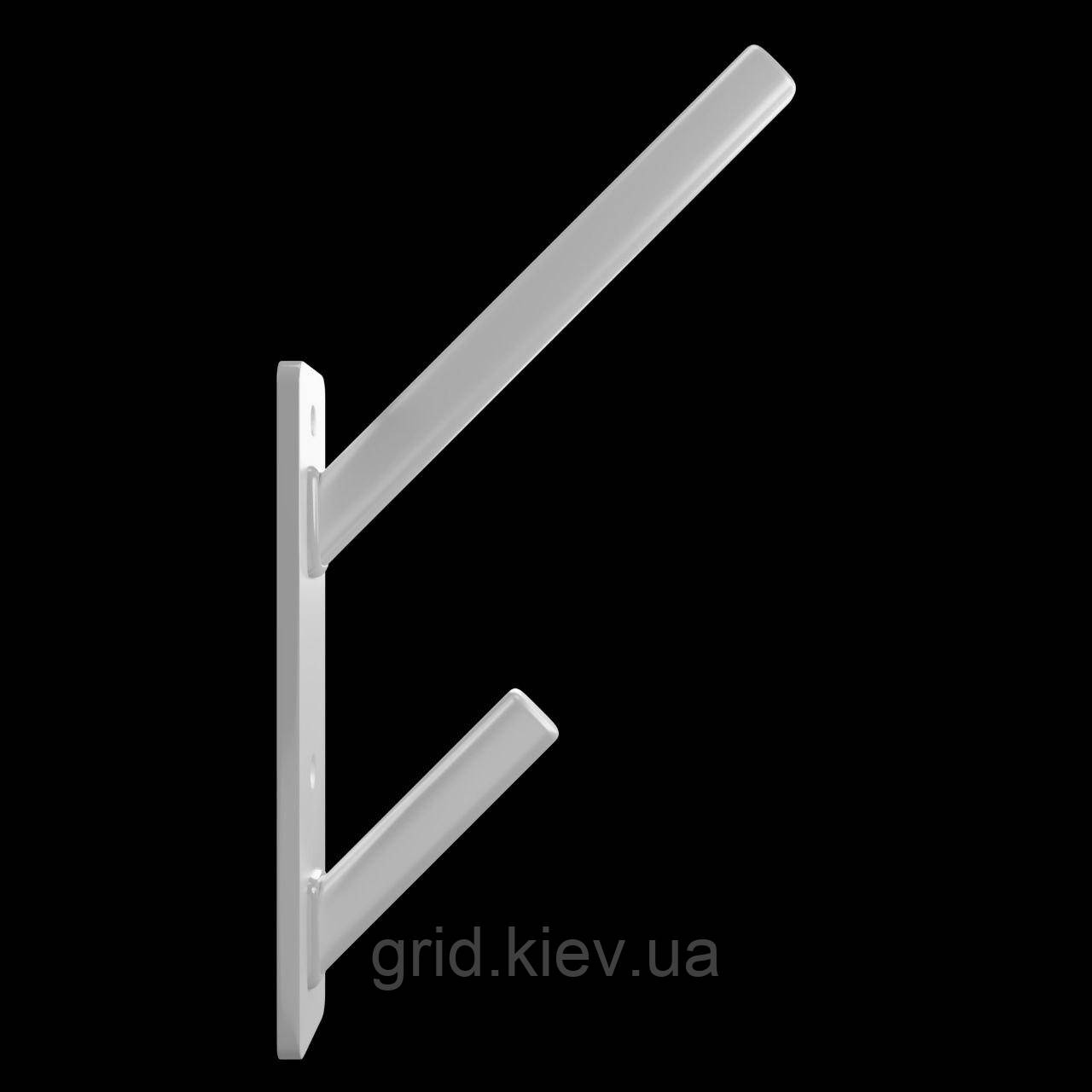 Гачок вішалка для одягу та аксесуарів універсальний КГ-02 LOFT білий