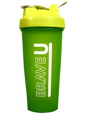 Шейкер (Shaker) Brave U Зелений 600 мл, фото 1