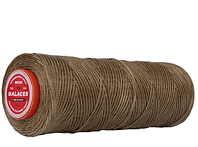 Galaces 1.00 мм коричневий (S013) плоский шнур вощений по шкірі (картон)
