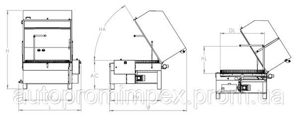 габаритные размеры мойки SME P100