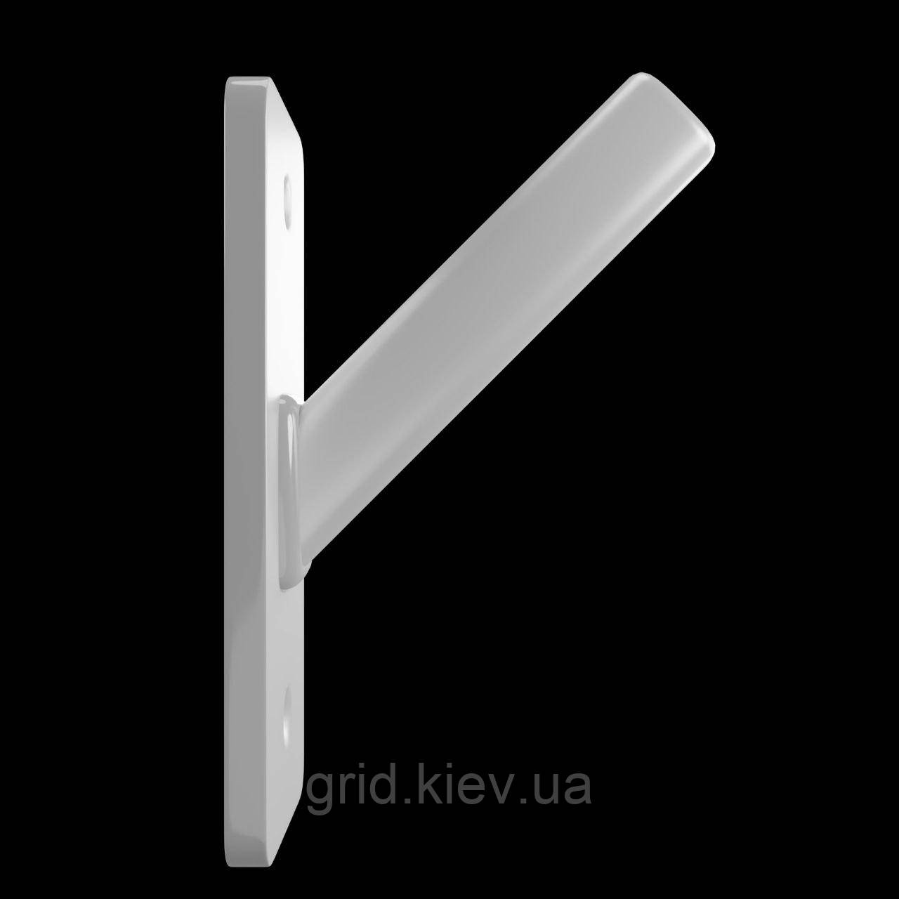 Гачок для ключів одягу аксесуарів КК-01 LOFT сталевий білий