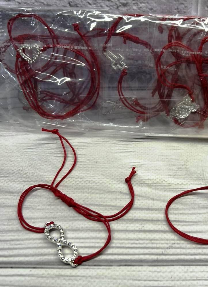 Браслет-оберег червона нитка "Нескінченність"