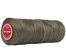 Galaces 1.00 мм коричневий (S025) плоский шнур вощений по шкірі (картон)