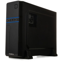 Корпус Mini-Tower з БЖ 400Вт  Vinga CS312BPSU  (чорний) (код 136796), фото 1